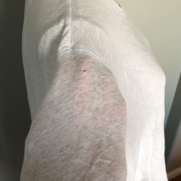 Free People Hi-Low White T-Shirt - Picture 5 of 6